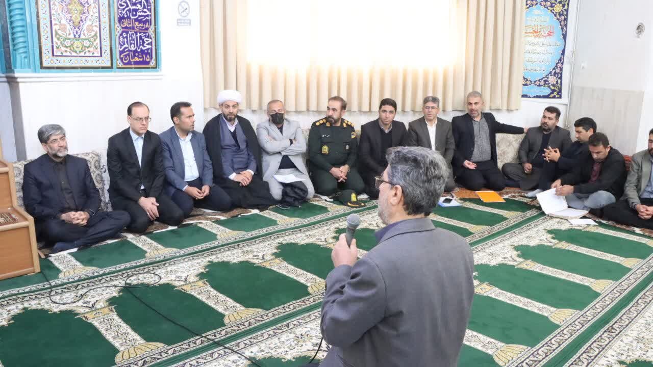 دیدار رئیس کل دادگستری آذربایجان غربی با اهالی محله قره درویش خوی